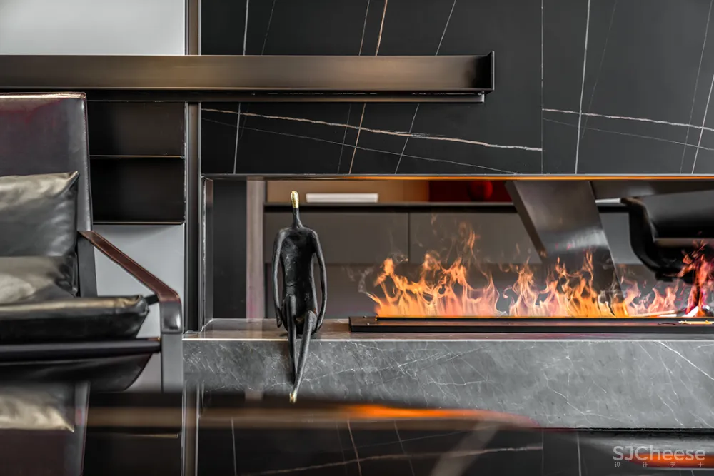 231㎡气质高级黑,简约时尚、格调十足!