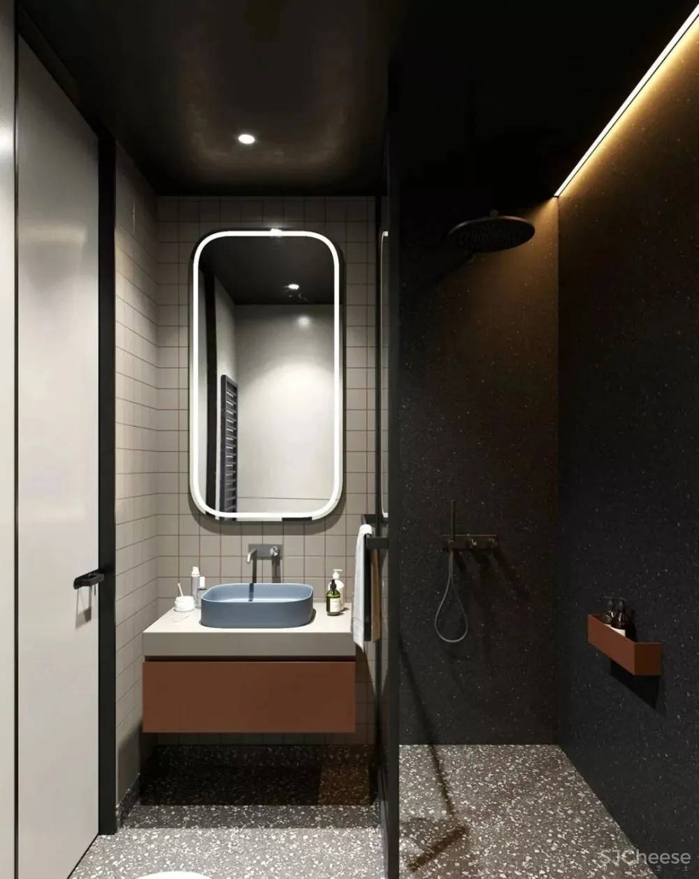 一套56㎡的住宅,设计很厉害,有颜有格调 !