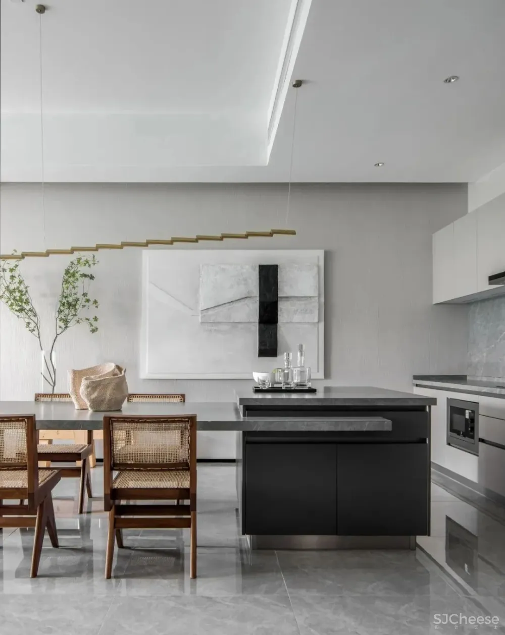 孟也新作 三亚东岸CBD「融创新闻中心」两套奢阔艺术样板房设计