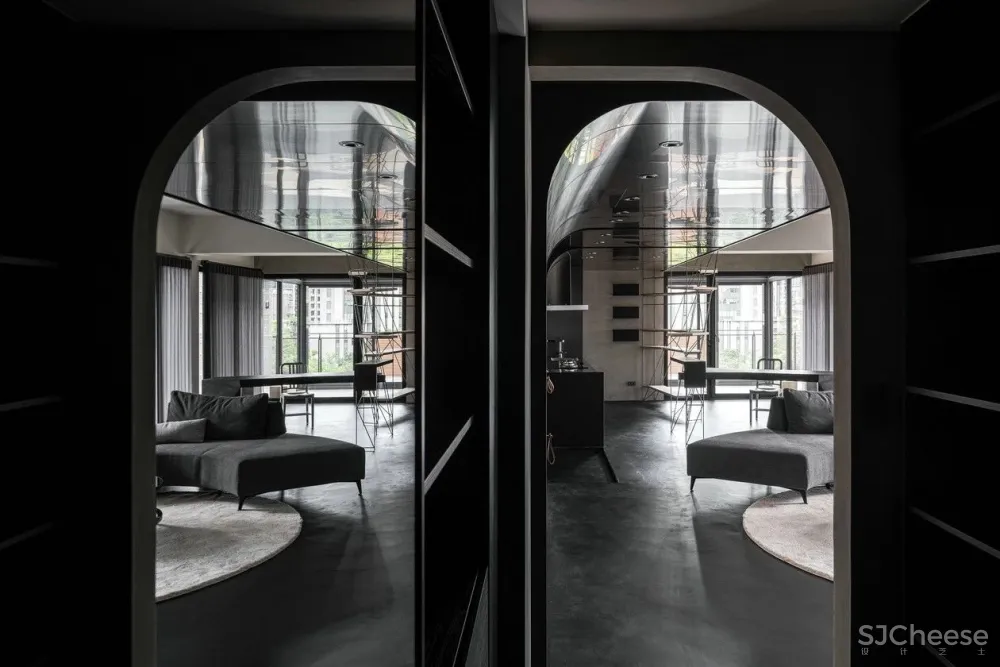 黑白简约住宅，简约设计的日常生活 studio X4设计