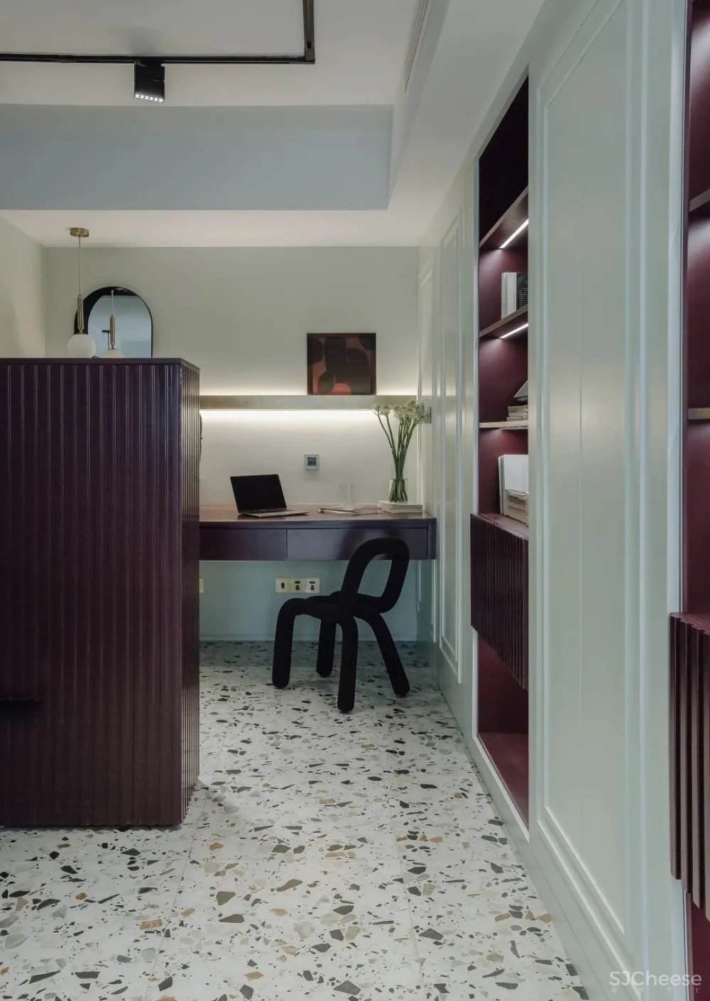 80后丁克夫妻的100㎡两室，颜值美炸！花砖、绿植，住-租一体，还有两狗子……