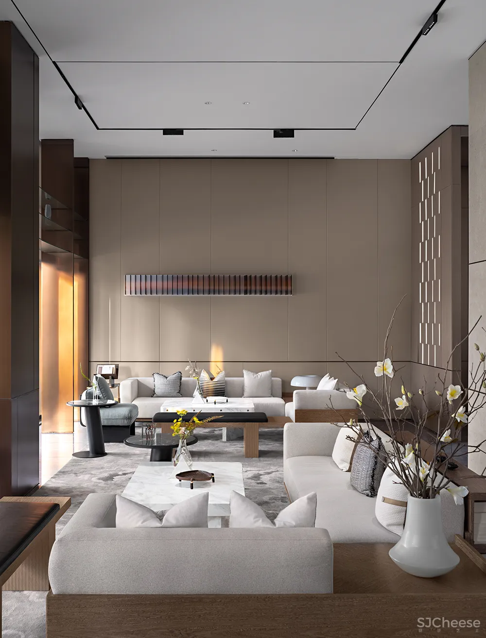 824㎡售楼处,光影与自然共生!