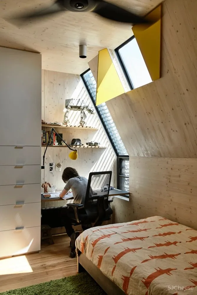 285㎡ 趣味住宅,攀岩、网床、滑梯一个都不少