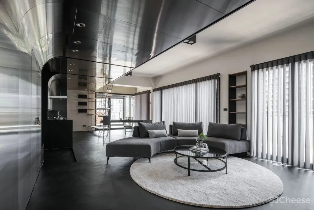 黑白简约住宅，简约设计的日常生活 studio X4设计