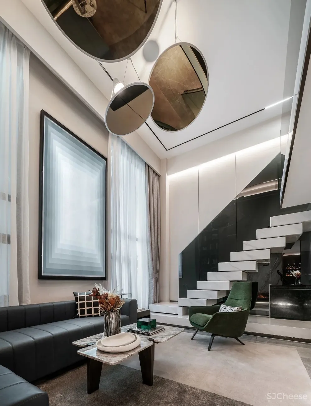 DAS大森设计：40m² - 50m²小而精loft，斜杠青年的挚爱！