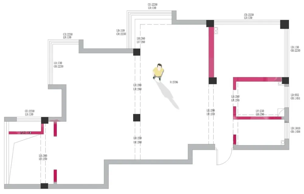 80后丁克夫妻的100㎡两室，颜值美炸！花砖、绿植，住-租一体，还有两狗子……