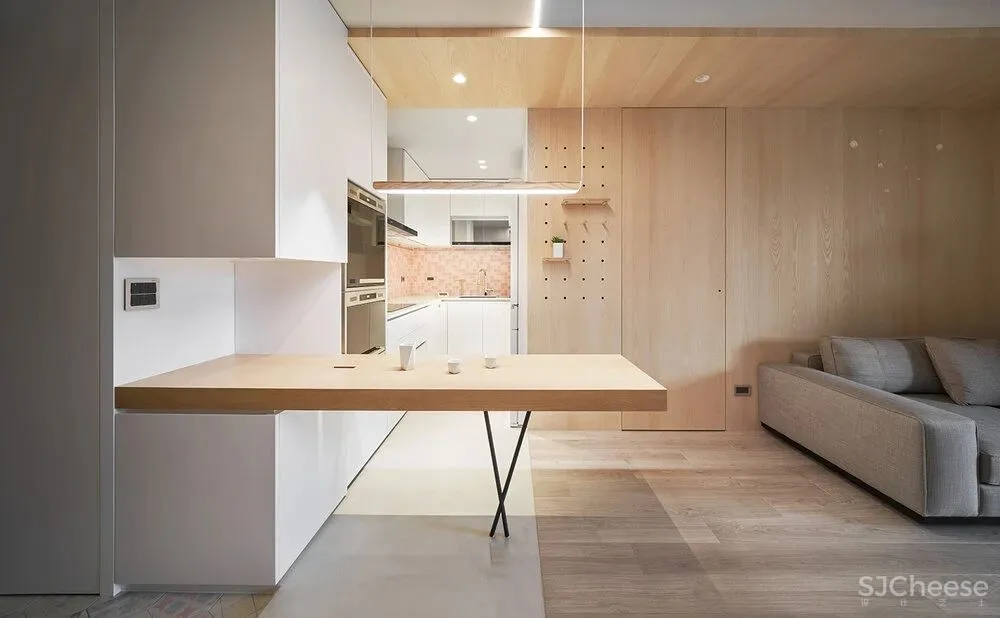 49㎡三口之家,这样设计超级显大!