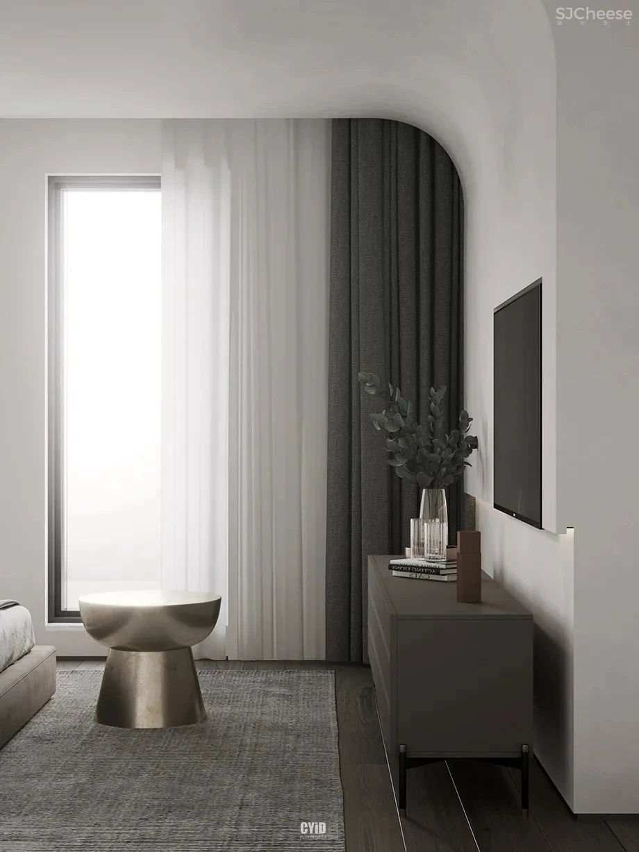 极简白 体块感，优雅现代的艺术大宅