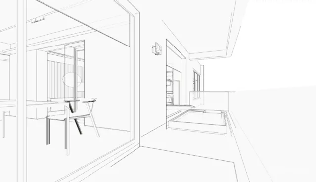 深圳洲际建筑装饰丨极简 黑与白的平衡之道