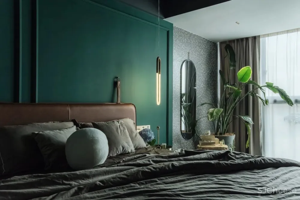 80后丁克夫妻的100㎡两室，颜值美炸！花砖、绿植，住-租一体，还有两狗子……