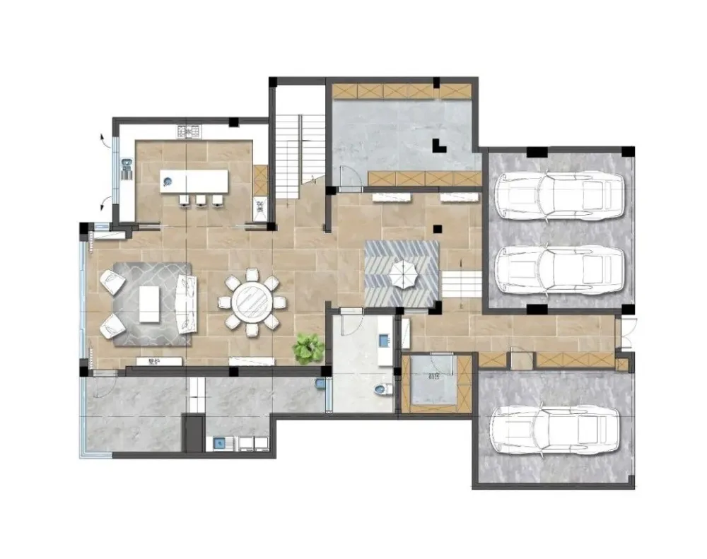 700㎡三代同堂之家，享受时光的正确打开方式！