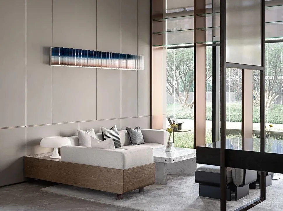 824㎡售楼处,光影与自然共生!