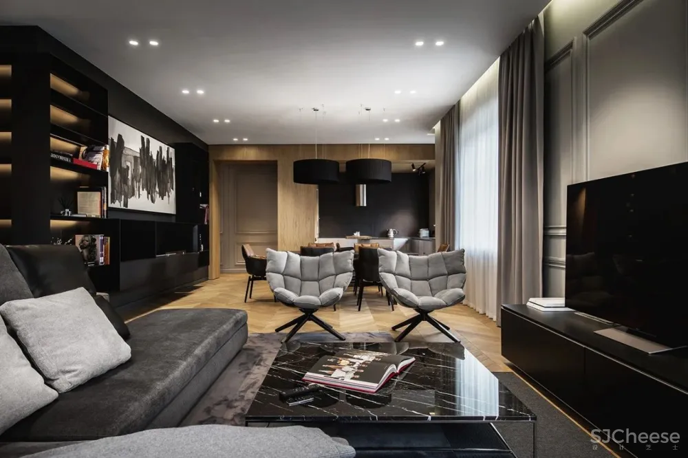 230㎡大平层,四口之家,高级奢华!