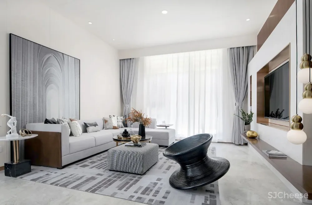 420㎡现代别墅,塑造风格之美 豪意居设计