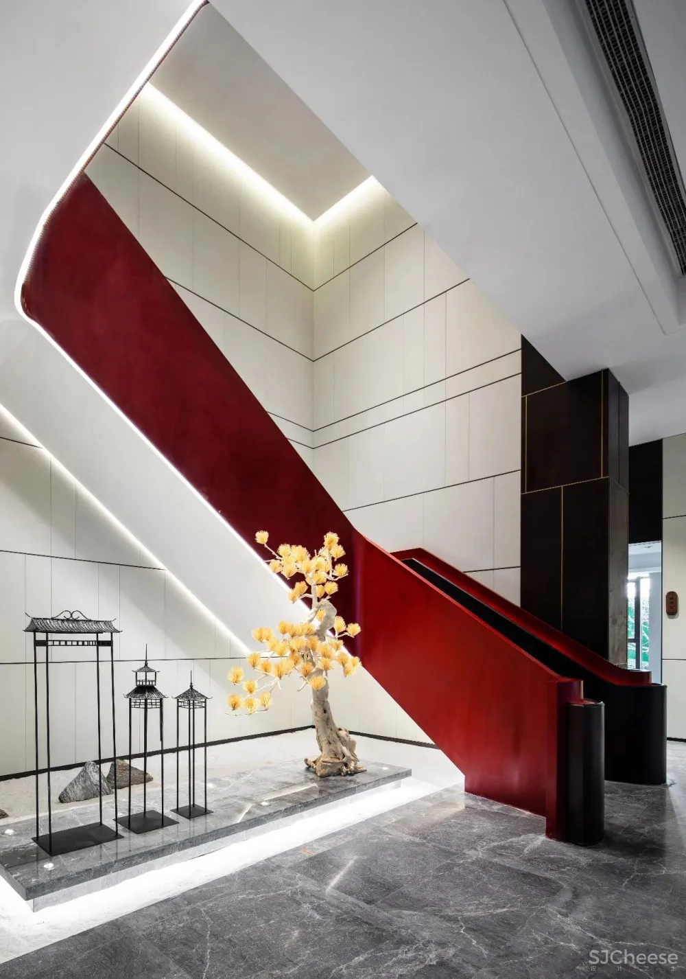 高级黑 中国红,曲直方圆之间的至简至美!