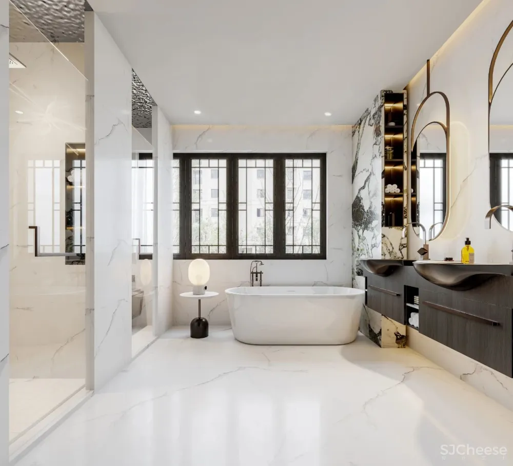 茧界设计.冷晨辉 「桃花源」550平私宅:解构 寂静美学