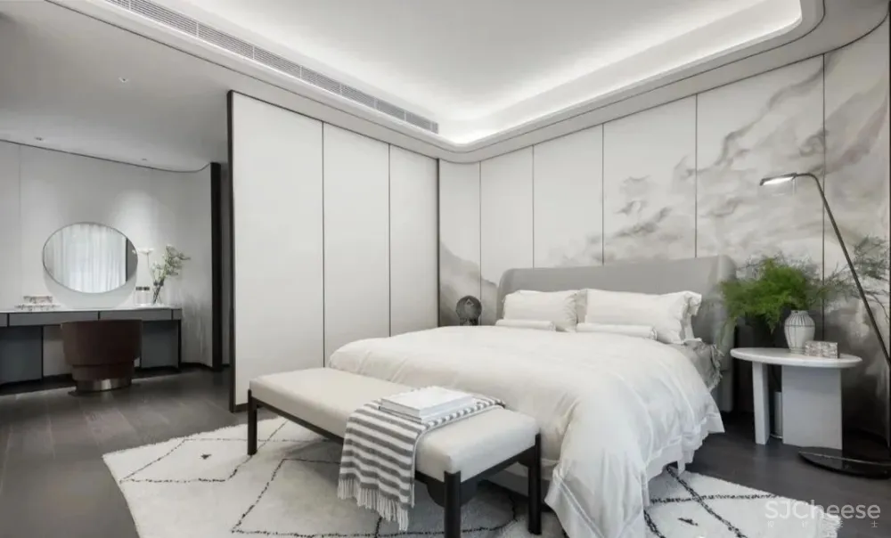 无间.吴滨-HWCD 上海豪宅新地标「瑞安.翠湖天地」大平层效果图和实景照片