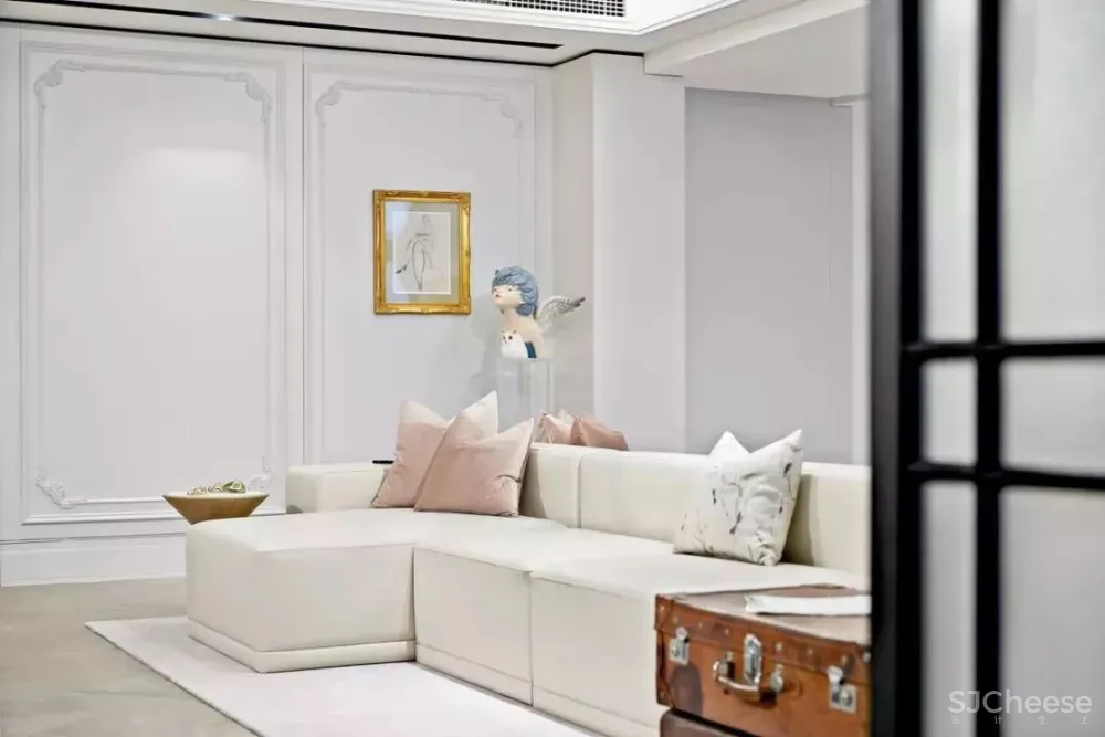 满满的设计亮点!319㎡样板间,全是知识点