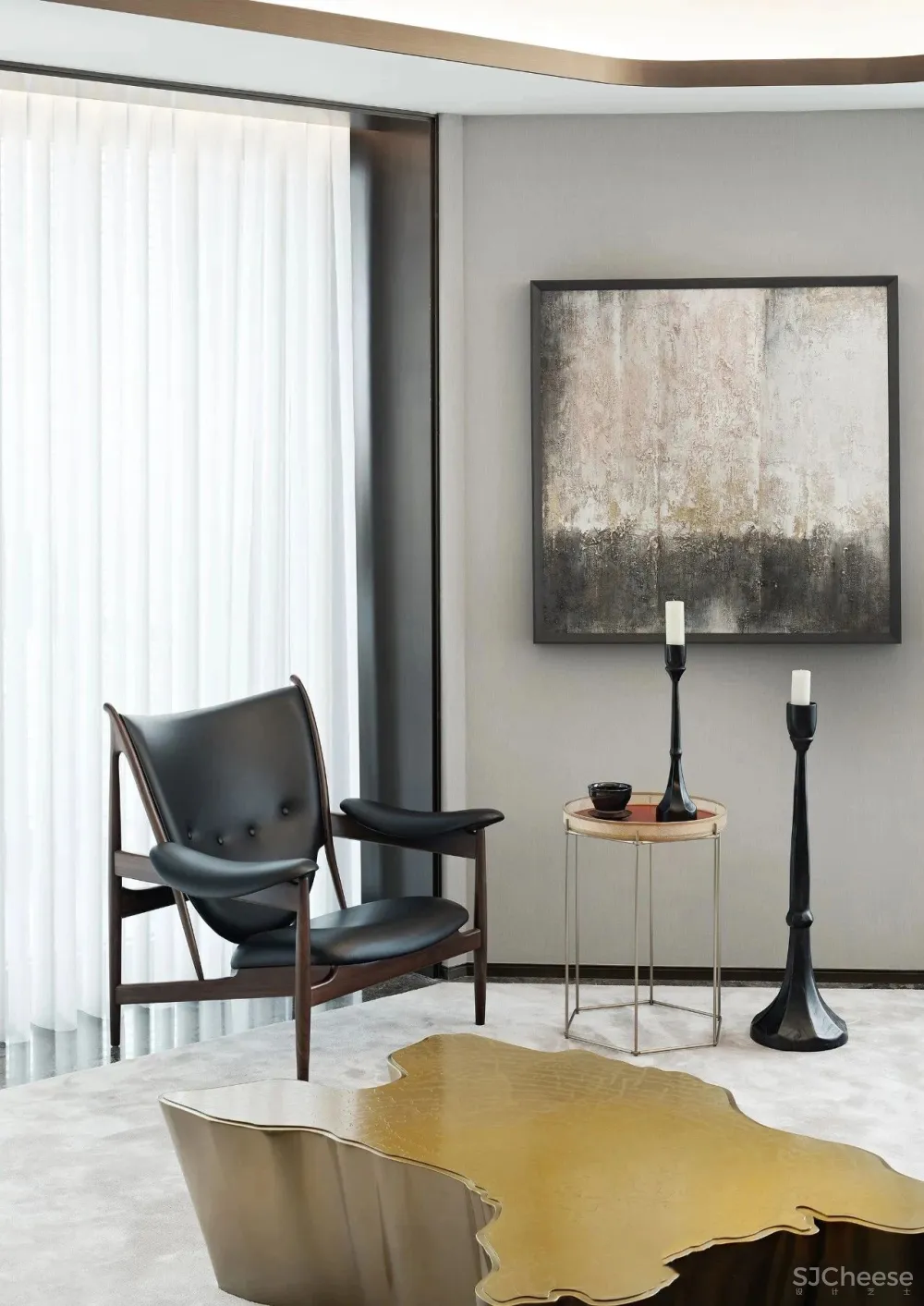 朱周空间设计丨重庆来福士:350米云端豪宅样板间设计!