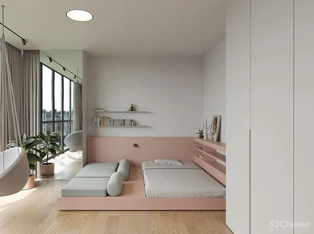 ”木石前盟“的家散发着高级感，男孩房是男孩的模样，女孩房是女孩的模样