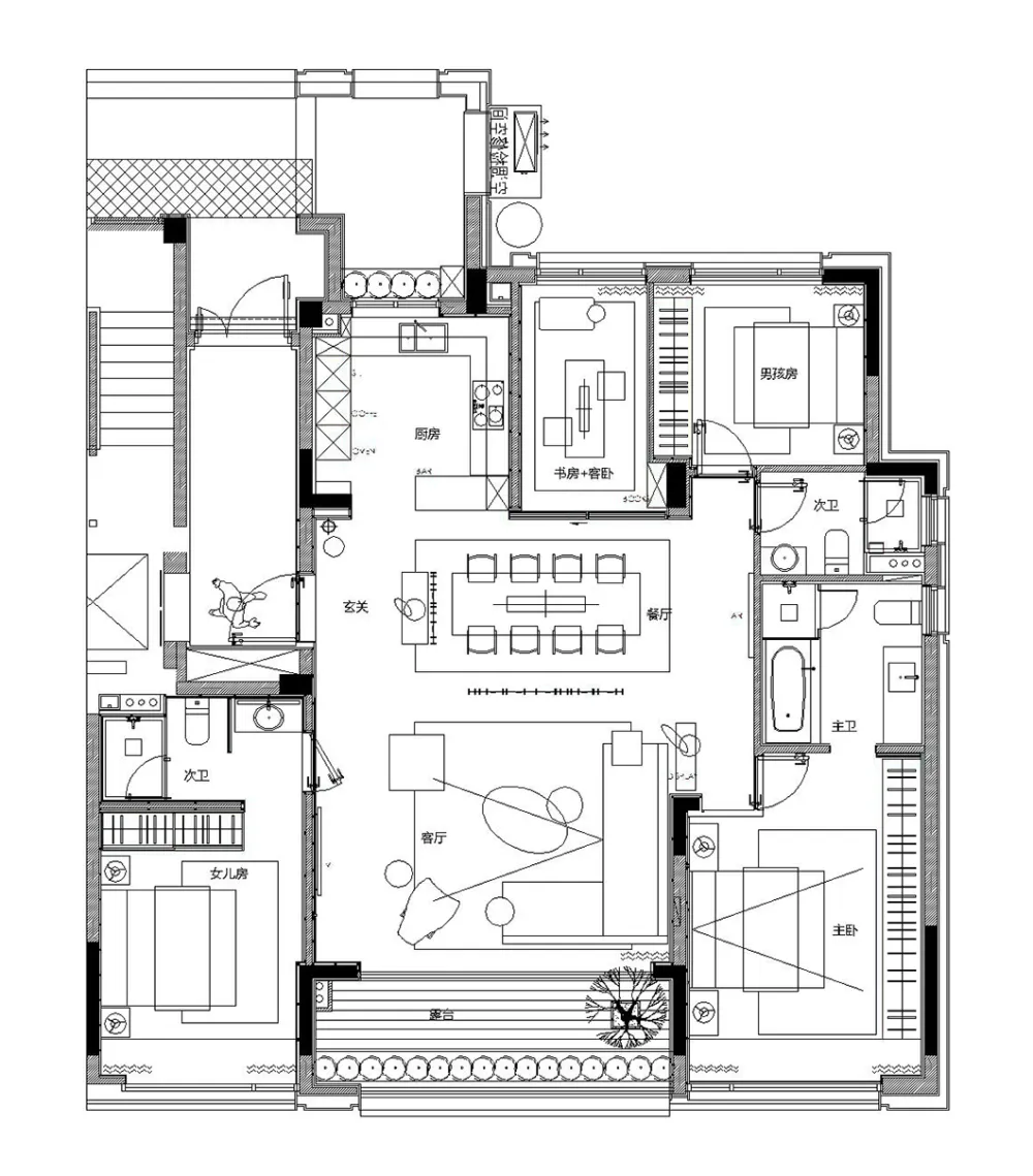 153㎡高格至简，回归内心的宁静！
