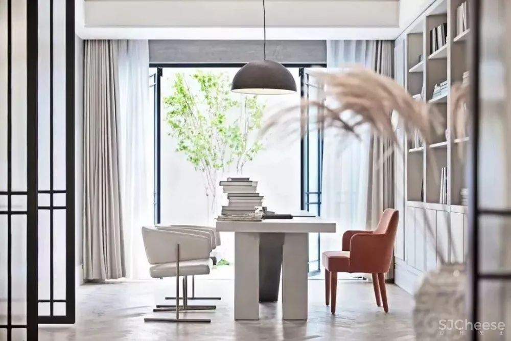 满满的设计亮点!319㎡样板间,全是知识点