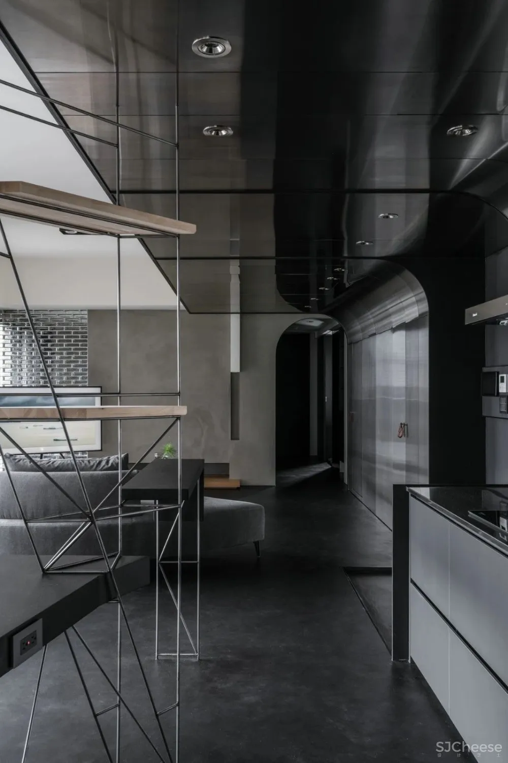 黑白简约住宅，简约设计的日常生活 studio X4设计