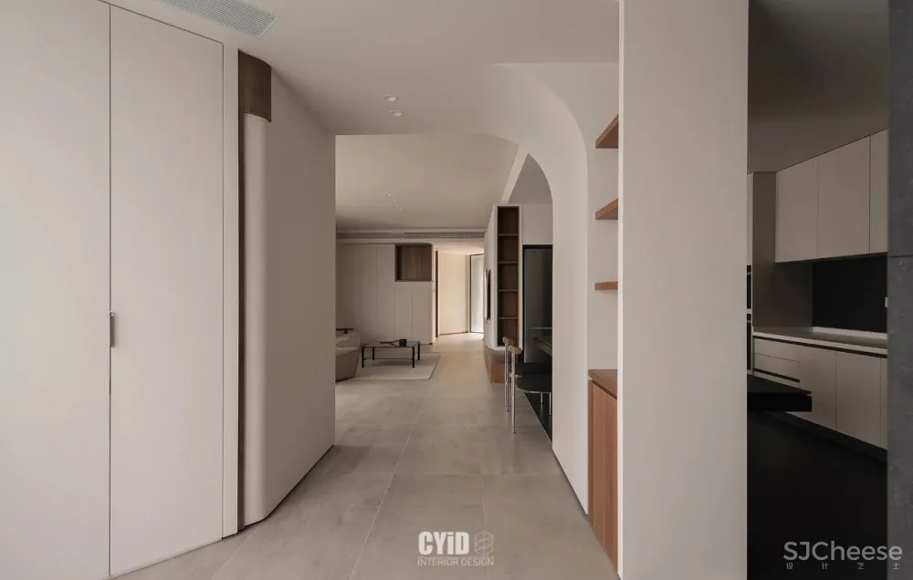 留白与弧度，赋予空间满分张力 辰佑设计