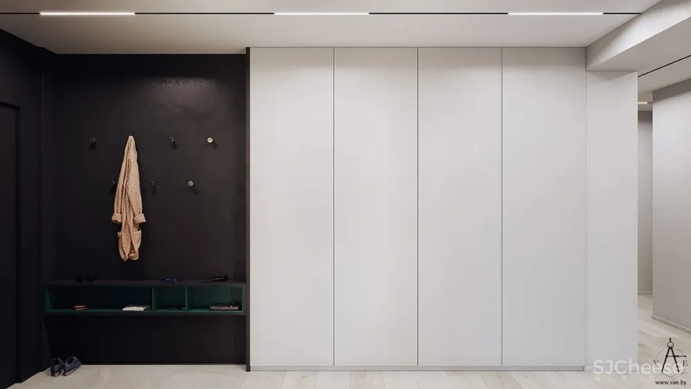 70㎡简约私宅,精简凝练!