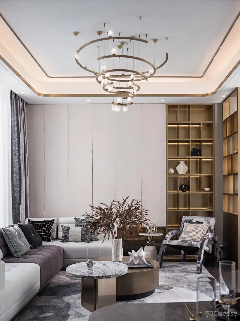 巧妙利用柜子,原来还能让室内空间这么通透连贯