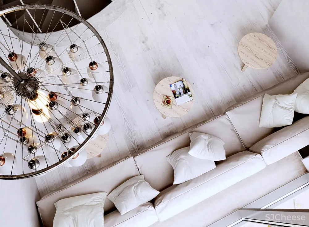 原木 清水混凝土,质朴宁静Loft私宅