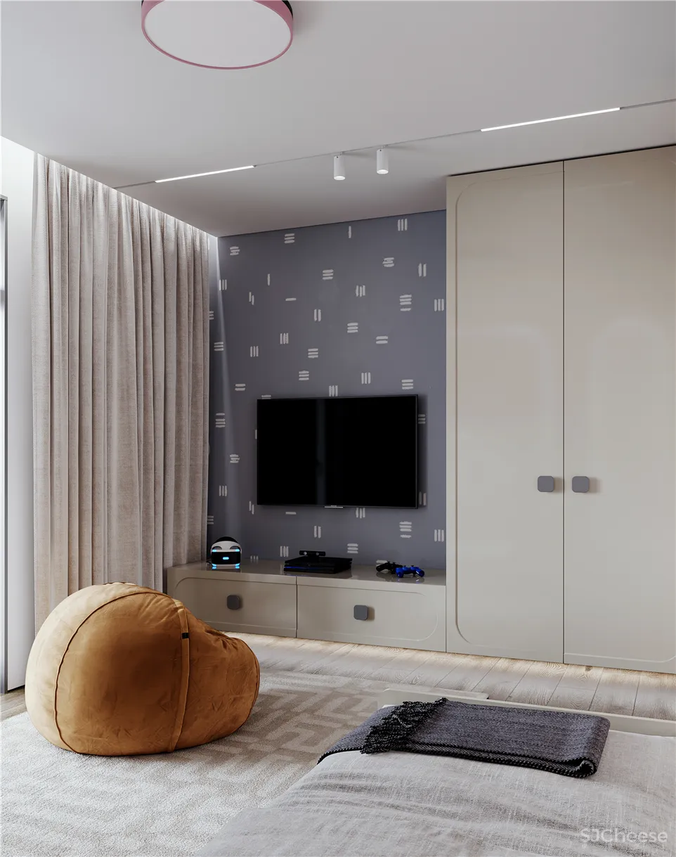 114㎡两居室,量身定制的家具颜值高又实用