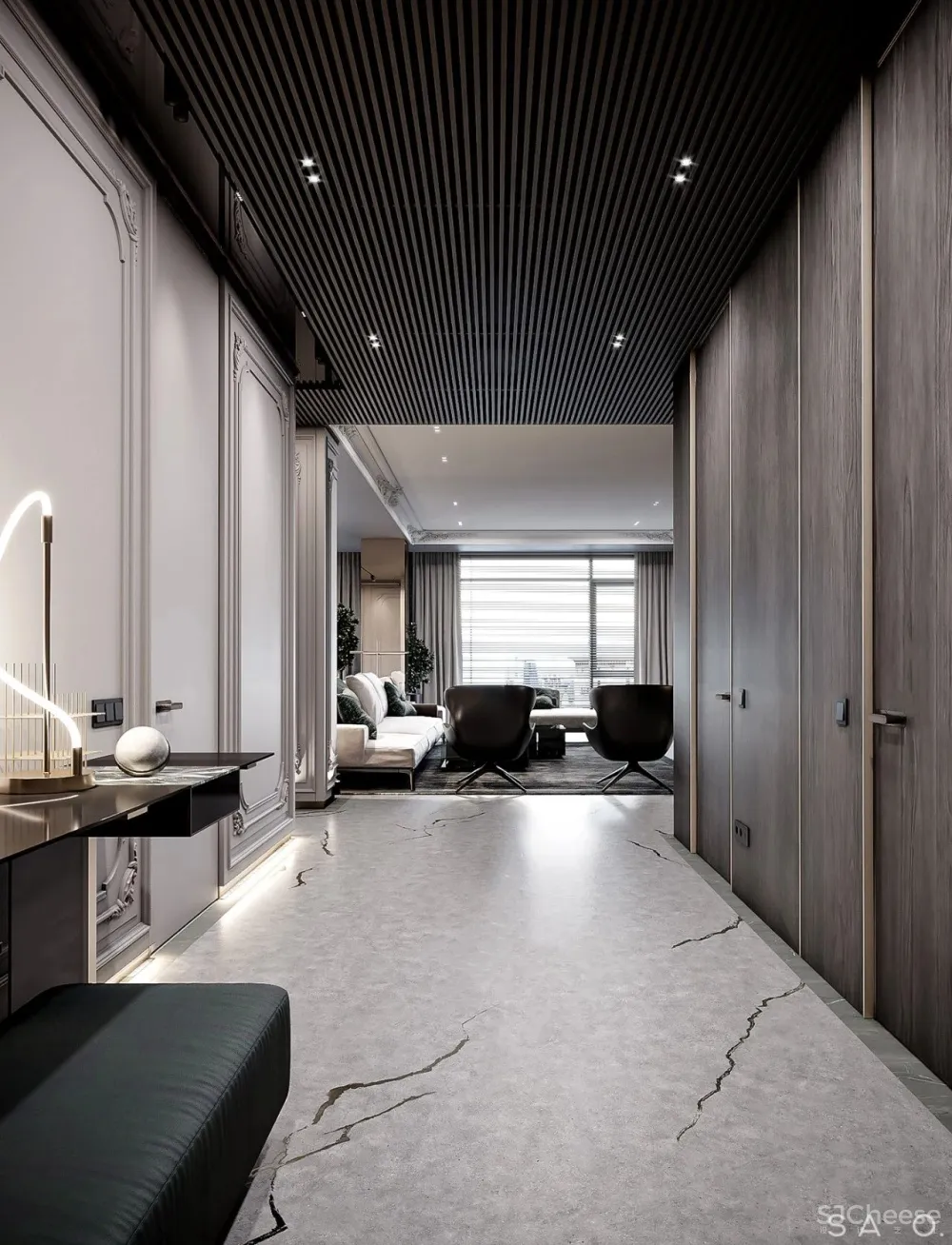 简约线条灰色系,一半是设计,一半是艺术