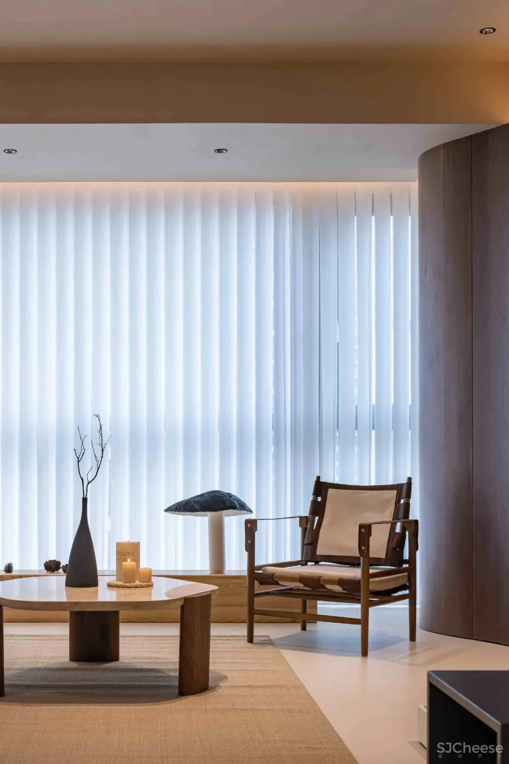 自然原木质感,品味现代简约的自然禅意 云行设计