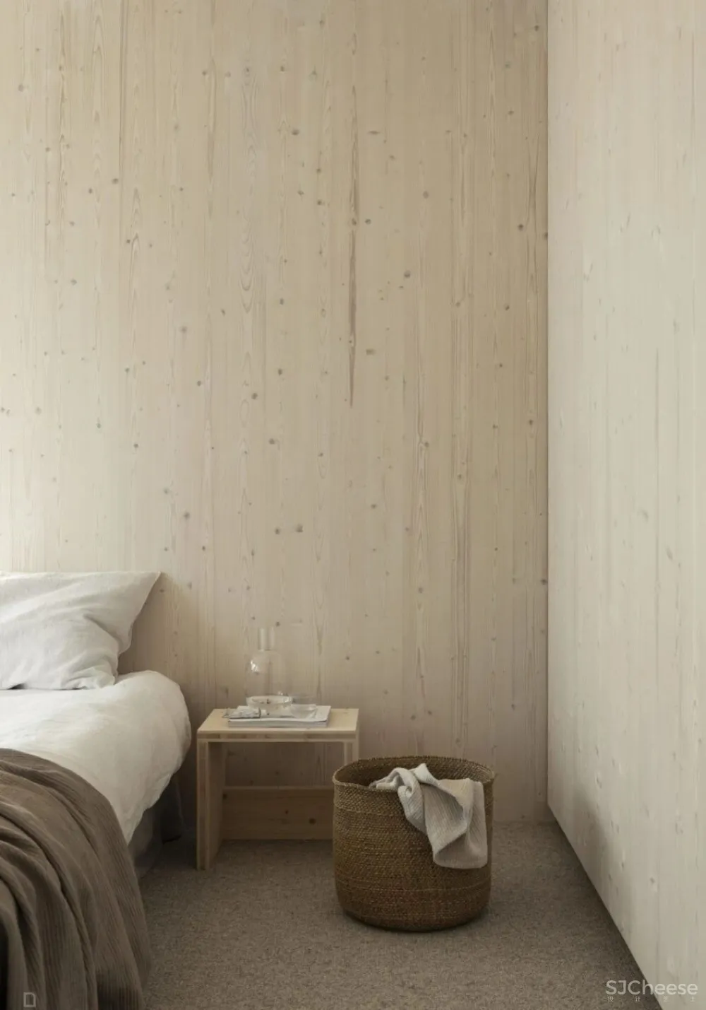 原木 侘寂，现代隐居栖处