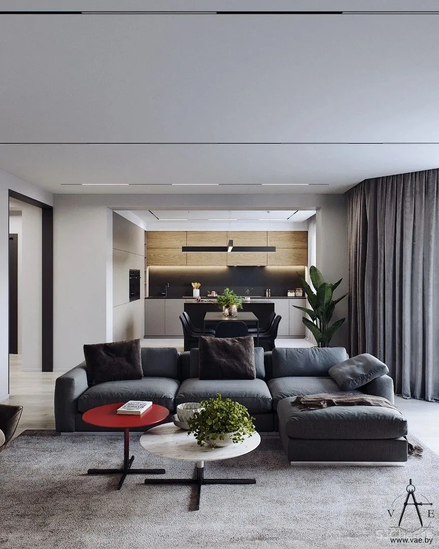 70㎡简约私宅,精简凝练!