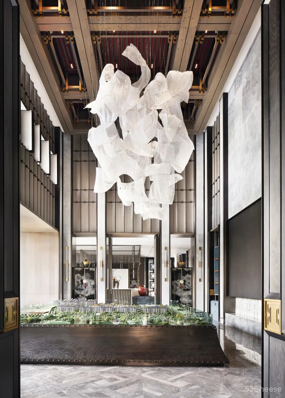 布鲁盟设计丨常州新城璞樾春秋售楼处 :典雅东方,借古开今