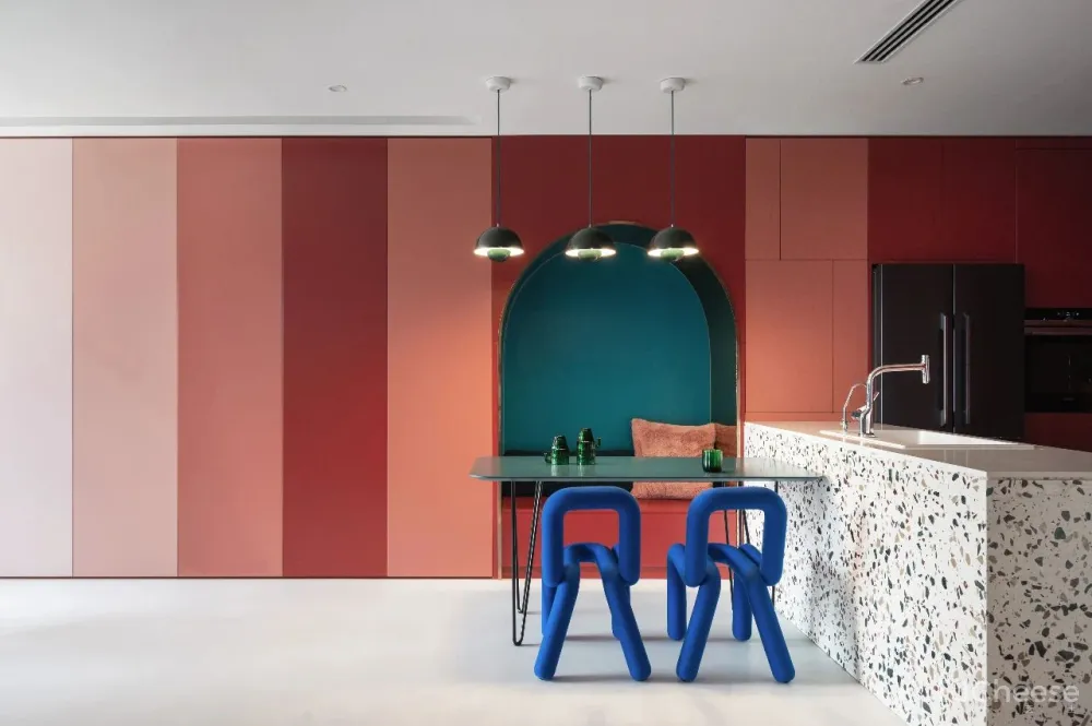 上海前滩女律师80㎡家!硬生生把“红配绿”,装成了你住不起的样子!