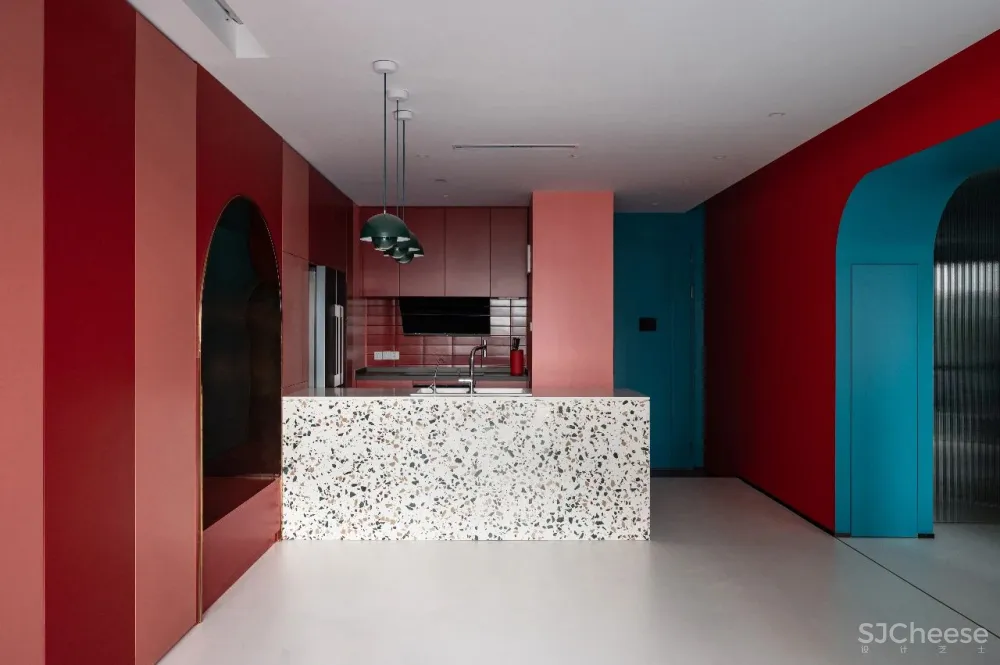 上海前滩女律师80㎡家!硬生生把“红配绿”,装成了你住不起的样子!