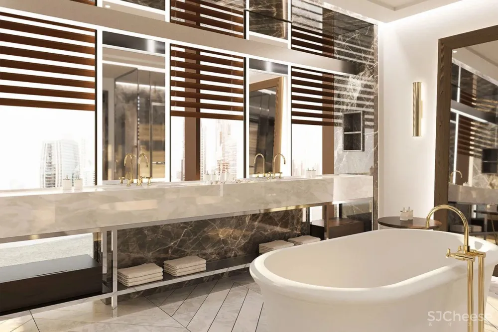 看看迪拜大平层,32层只有39套公寓,这配置是真奢华!