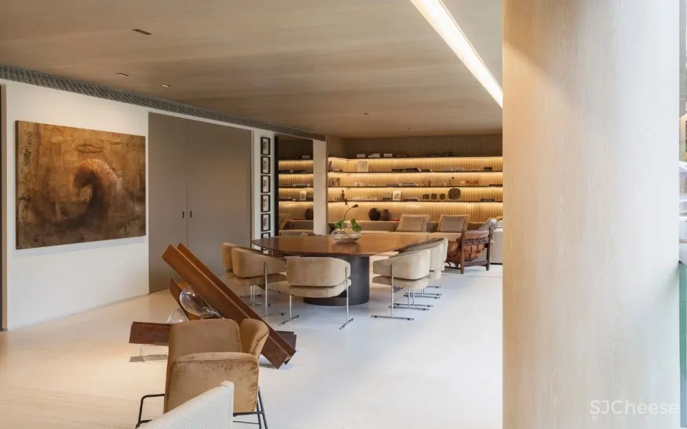 一梯两户的平层公寓楼样板房公开,自然奢华才有的高级感