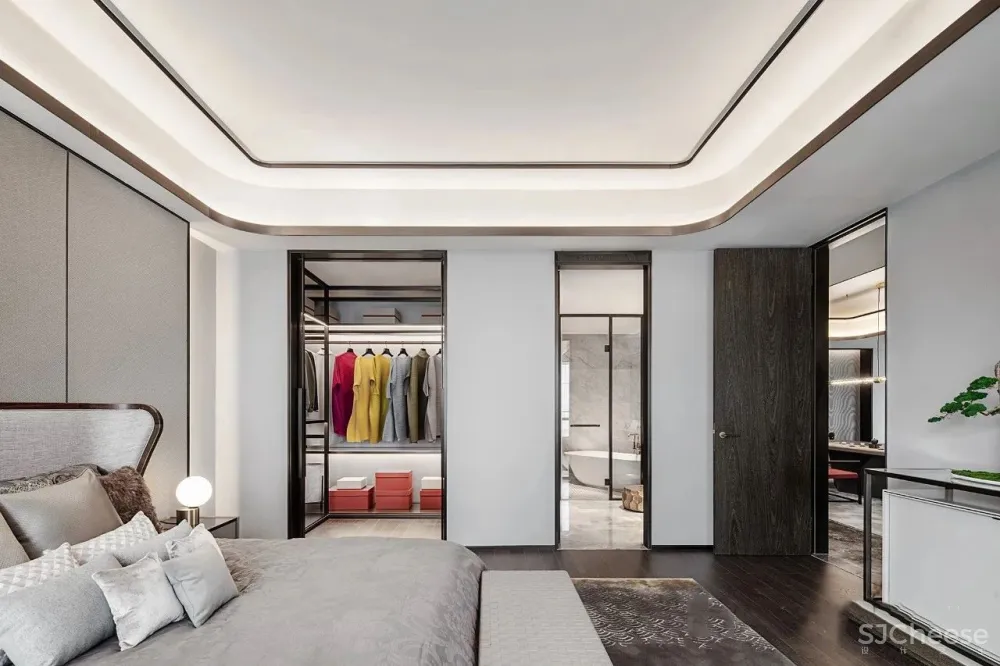 朱周空间设计丨重庆来福士:350米云端豪宅样板间设计!