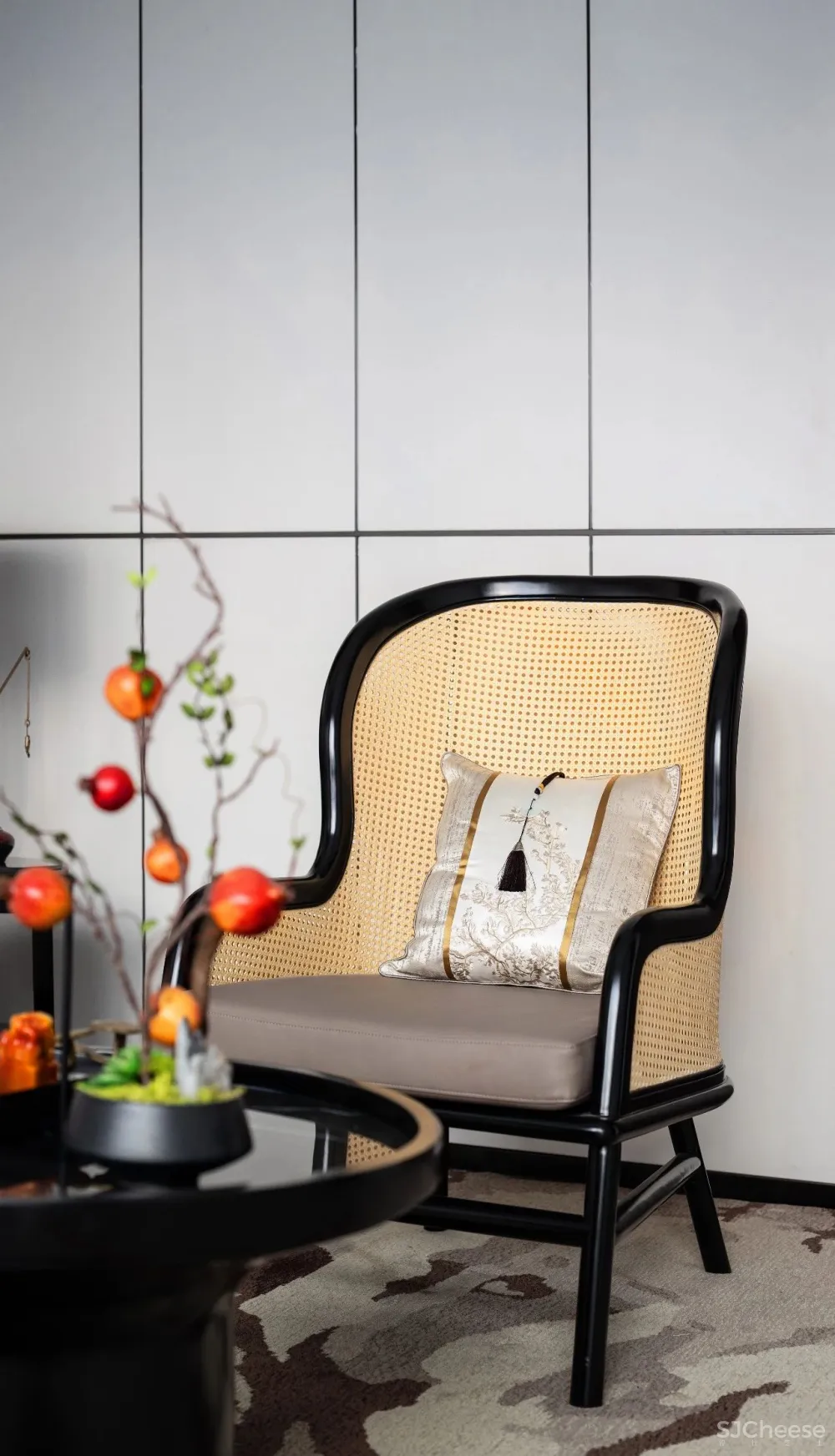 高级黑 中国红,曲直方圆之间的至简至美!