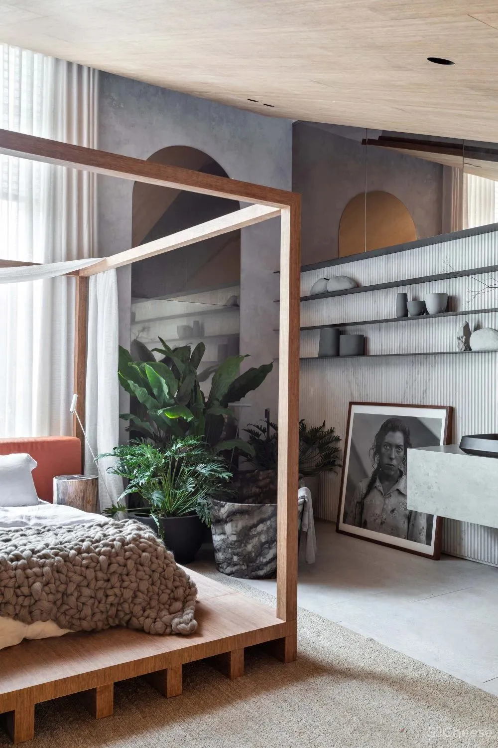 101m² 隐谧自然主义之居