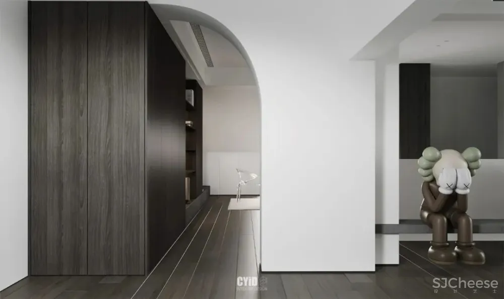 极简白 体块感，优雅现代的艺术大宅