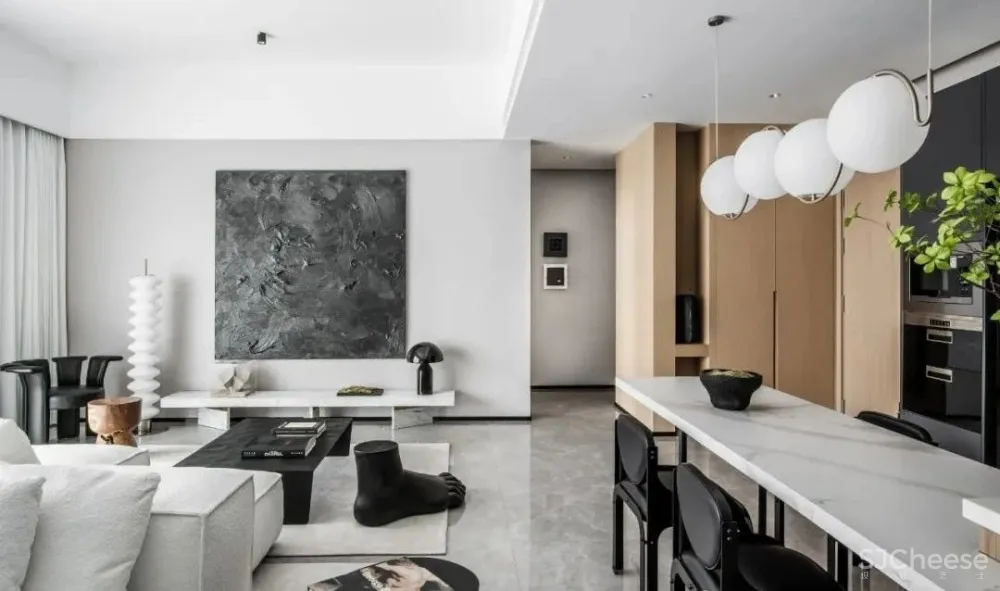 孟也新作 三亚东岸CBD「融创新闻中心」两套奢阔艺术样板房设计