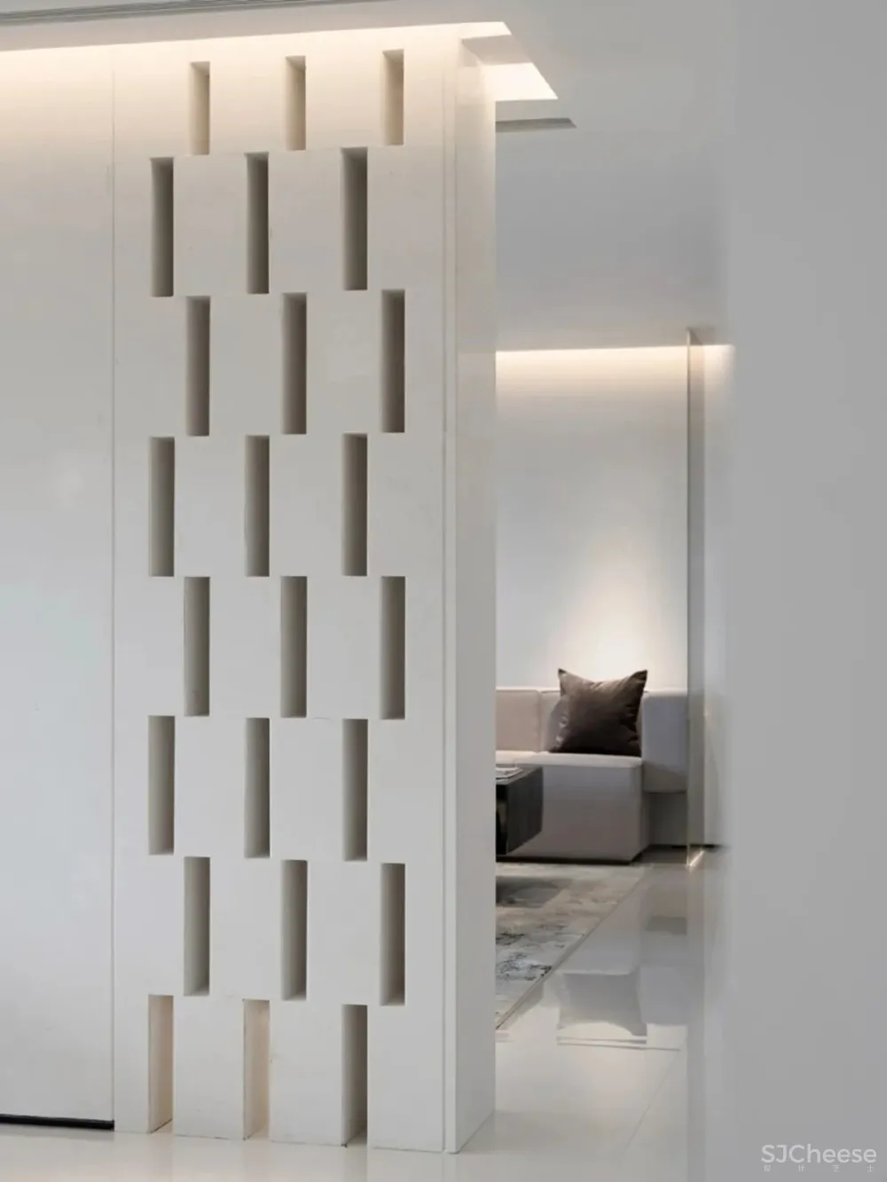 深圳洲际建筑装饰丨极简 黑与白的平衡之道