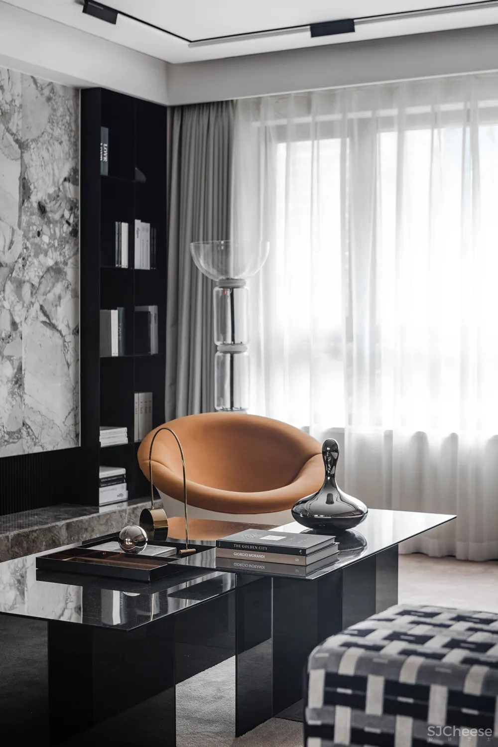 元禾大千设计 烟台「中海万锦」洋房下叠现代简约样板间