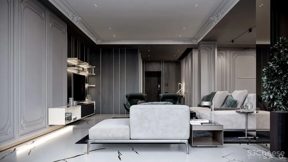 简约线条灰色系,一半是设计,一半是艺术