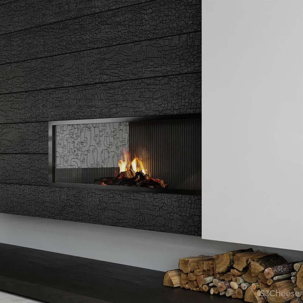 黑白色系的客厅，气质凸显 !